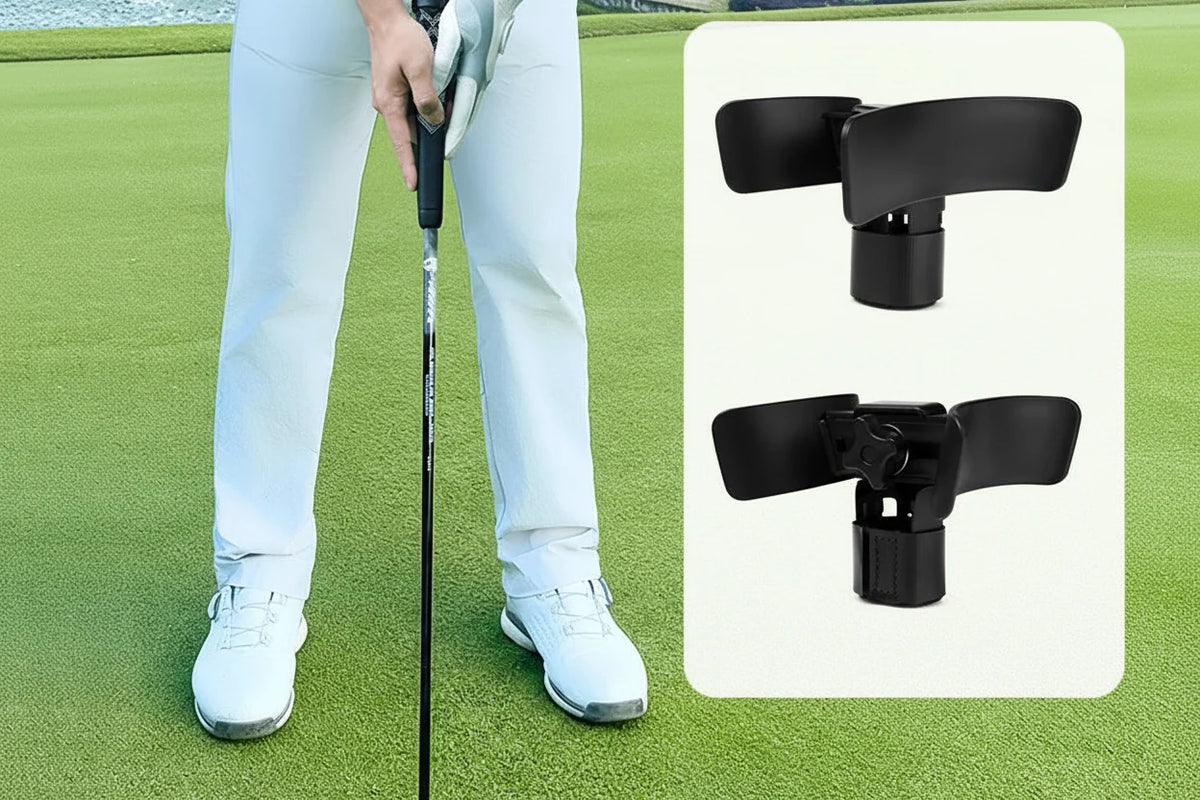 PGM Golf Putter Trainer – Adjustable-Length Practice Aid with Fixed-Wrist Support for Improving Putting Form, Alignment, Control and Consistency