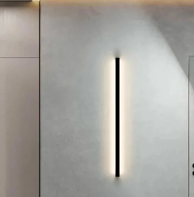 Modern Minimalist LED Wall Lamp – Luxury Long Strip Light for Bedrooms, Living Rooms, Bedside Areas, Hallways and Sofa Background Lighting
