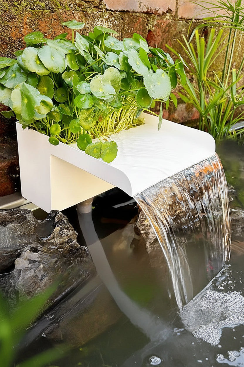 Artificial Rockery Water Fountain – Circulating Pool Feature with Pump, Waterfall Outlet and Filtration System for Gardens, Patios and Decorative Landscapes
