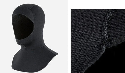 Neoprene Diving Hood – 3mm/5mm Stretchy Thermal Wetsuit Cap for Men and Women, Cold Water Scuba Diving, Swimming, Snorkeling and Surfing
