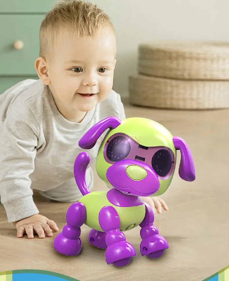 Touch-Sensing Smart Robot Dog – Interactive Electronic Pet Toy with Responsive Play Features for Kids, Learning, Entertainment and Birthday Gifts