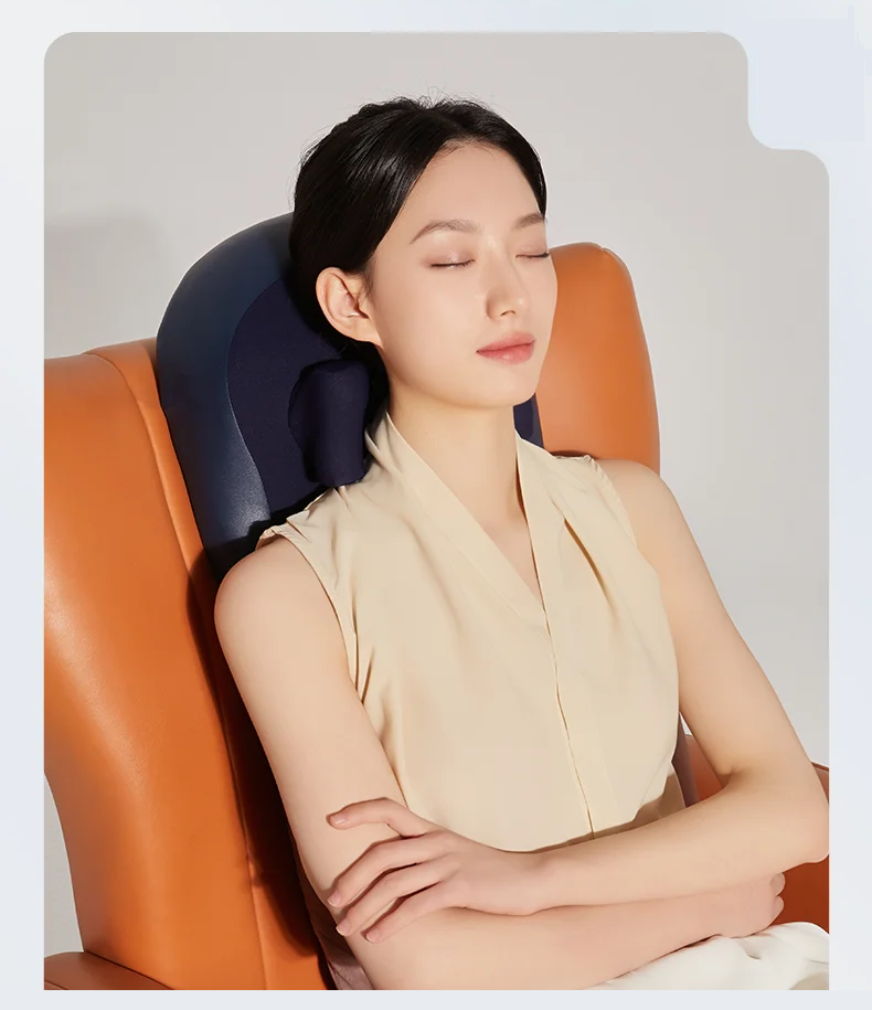 Wireless Neck and Shoulder Massager – Heating Electric Shiatsu Kneading Device for Car or Home, Pain Relief for Waist, Legs, Cervical Muscle Tension