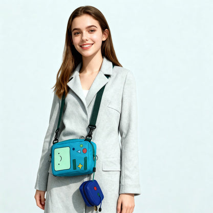 Kids Cartoon Shoulder Backpack – Cute Crossbody Bag for Children’s Daily Use, Travel, and Birthday Gifts