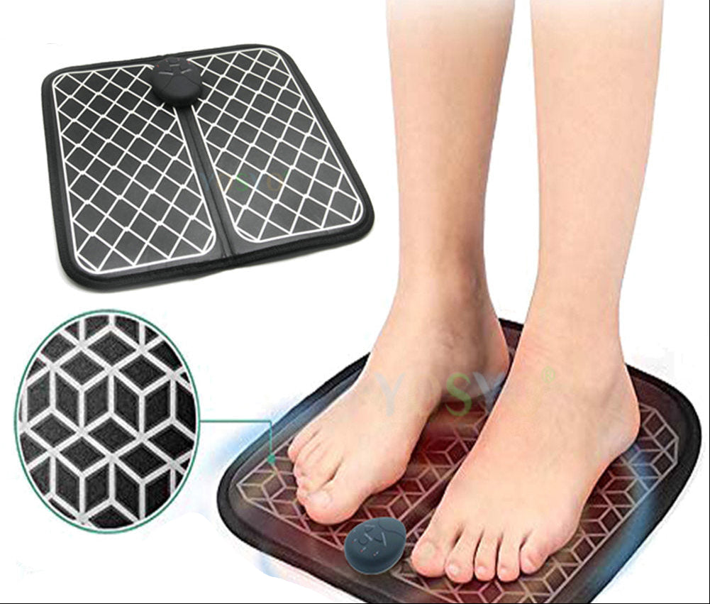 Electric Foot Massage Machine – Multifunctional EMS Vibration Massage Pad for Relaxation, Daily Foot Care and Comfortable Home Use