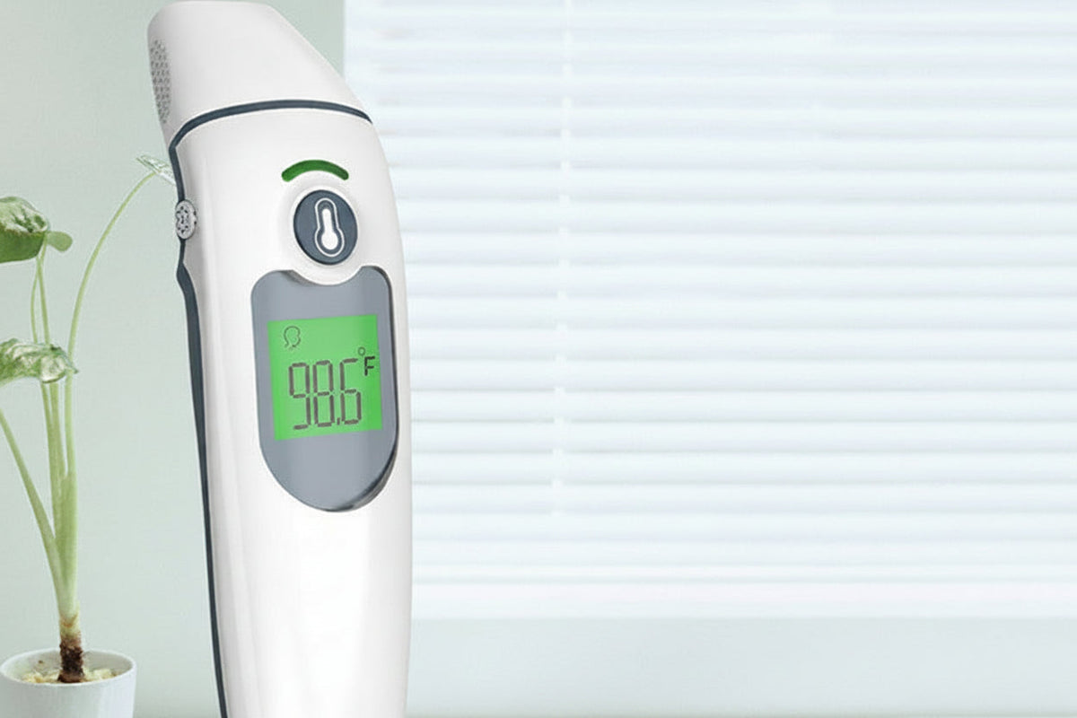 Digital Forehead and Ear Thermometer –2-in-1  Non-Contact Medical Temperature Monitor for Babies and Adults with Fast, Precise ±0.1°C Reading