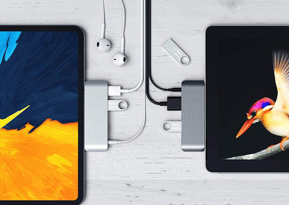 USB-C Hub Docking Station – 4-in-1 High-Definition Type-C Adapter for iPad, Phones, Computers and Game Consoles with Versatile Connectivity