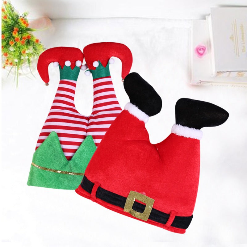 Funny Christmas Santa Hat – Hilarious Holiday Party Accessory for Festive Celebrations, Winter Outfits & Christmas Photo Props