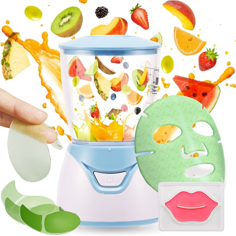 Automatic Fruit and Vegetable Mask Maker – Intelligent DIY Facial Mask Machine for Fresh At-Home Skin-Care Blends and Personalized Beauty Routines
