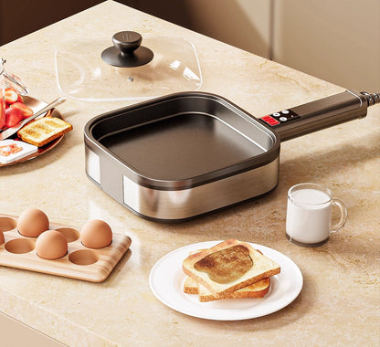 Mini Electric Pancake Maker – 220V Nonstick Breakfast Pan and Multifunction Crepe Cooker for Quick Pancakes, Eggs and Easy Home Meals