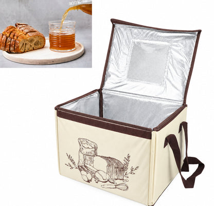 Collapsible Dough Proofing Box – Heated Bread Proofer with Adjustable Temperature and Timer for Consistent Fermentation and Homemade Baking