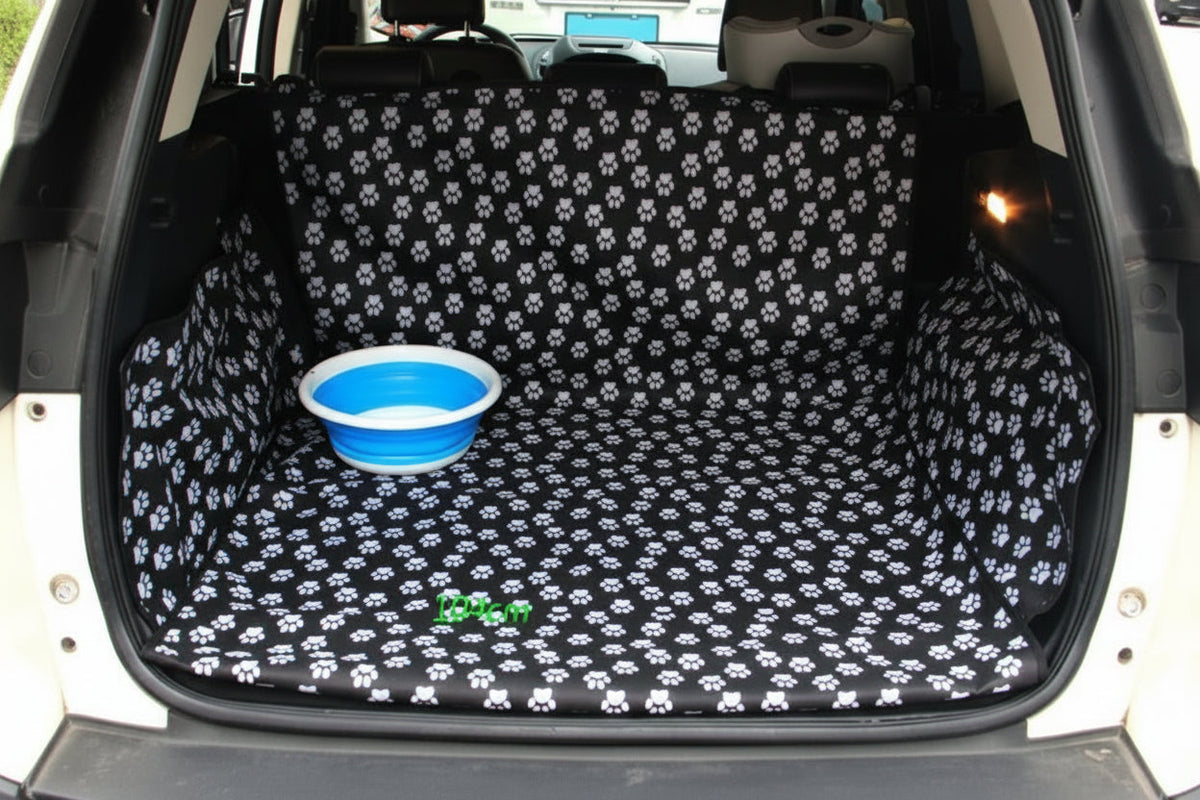 Waterproof Dog Car Boot Liner – Anti-Slip, Scratch-Resistant Trunk Protector Mat for Safe and Clean Pet Travel