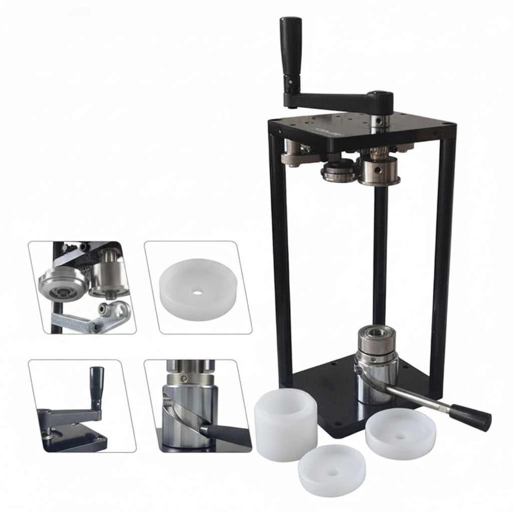Semi-Automatic Can Seamer – 40–170MM Filling and Sealing Machine for Beer, Soda and Aluminum Cans with Manual Easy-Open Operation