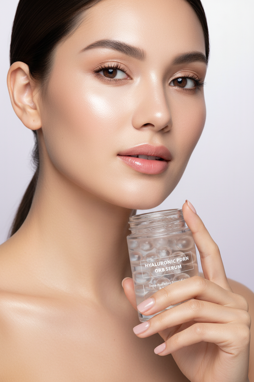 Hyaluronic Acid PDRN Face Serum – Deep Hydrating Brightening Repair Treatment with Glutathione, Niacinamide and Glycerin