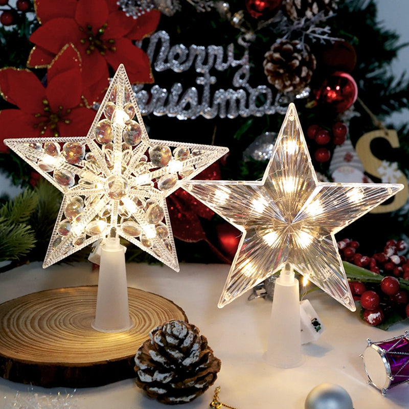 Glowing Star Christmas Ornament – LED Hanging Tree Pendant for Home, Room Décor, Holiday Parties & New Year Gift Accessories