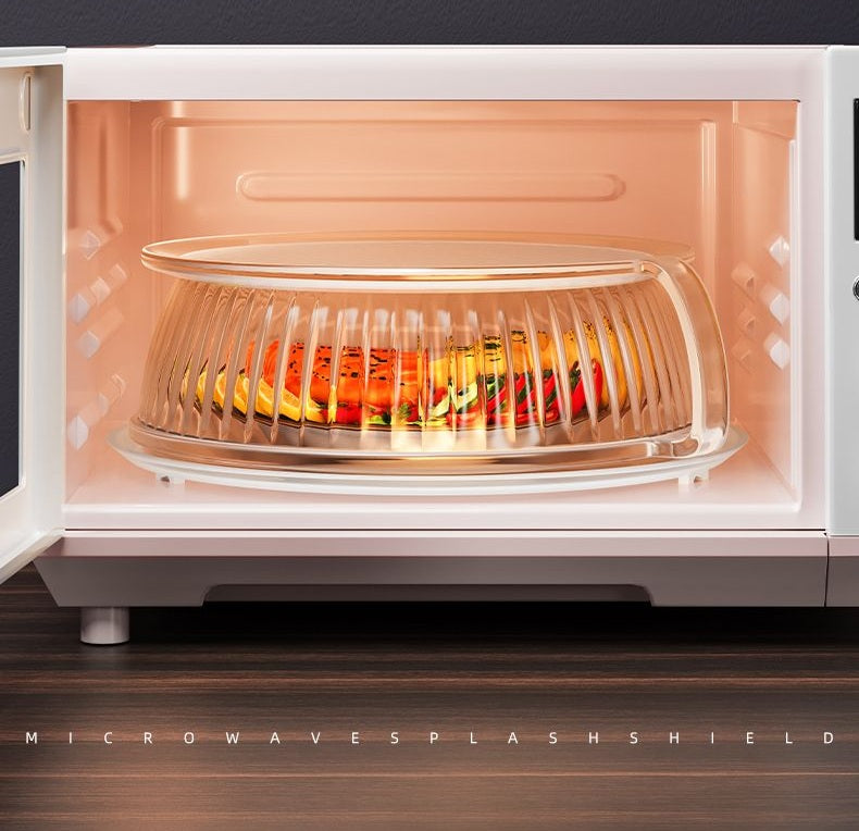 Microwave Splash-Proof Bowl Cover – Heat-Resistant Food-Grade Lid for Safe, Clean, and Mess-Free Reheating