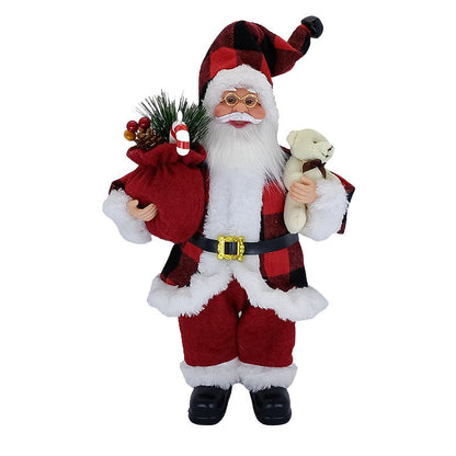 Standing Chef Santa Claus Figurine – 12-Inch Christmas Home Decoration, Festive Table Ornament & Holiday Party Display for Navidad 2025