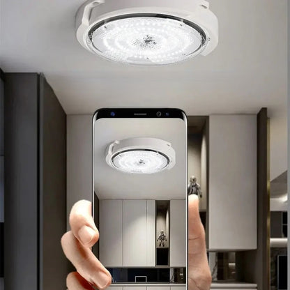 LED Solar Ceiling Light with Remote – Dimmable Indoor & Outdoor Ceiling Lamp for Bedroom, Corridor, Garden with Timer Control