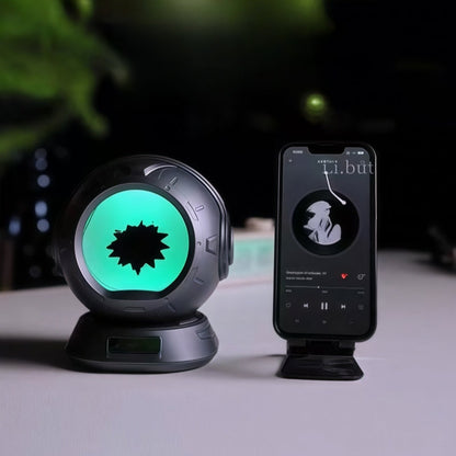 Dancing Ferrofluid Speaker – Colorful LED Reactive Desktop Speaker with Adjustable Visual Modes for Mesmerizing Home Decor