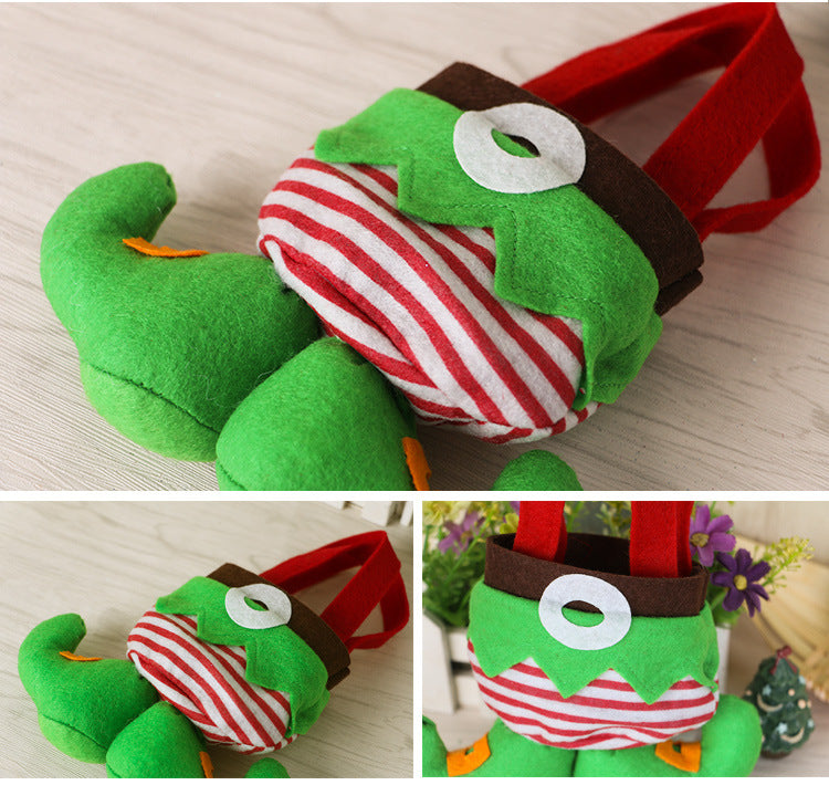 Elf Candy Gift Bags – Christmas Party Treat Sacks with Boot Design, Holiday Stocking Bags for Kids, Home Décor & New Year Celebrations