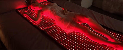 Full Body Red Light Therapy Mat – Large Infrared LED Blanket with 660nm and 850nm Lights for Wellness, Muscle Recovery and Relaxation