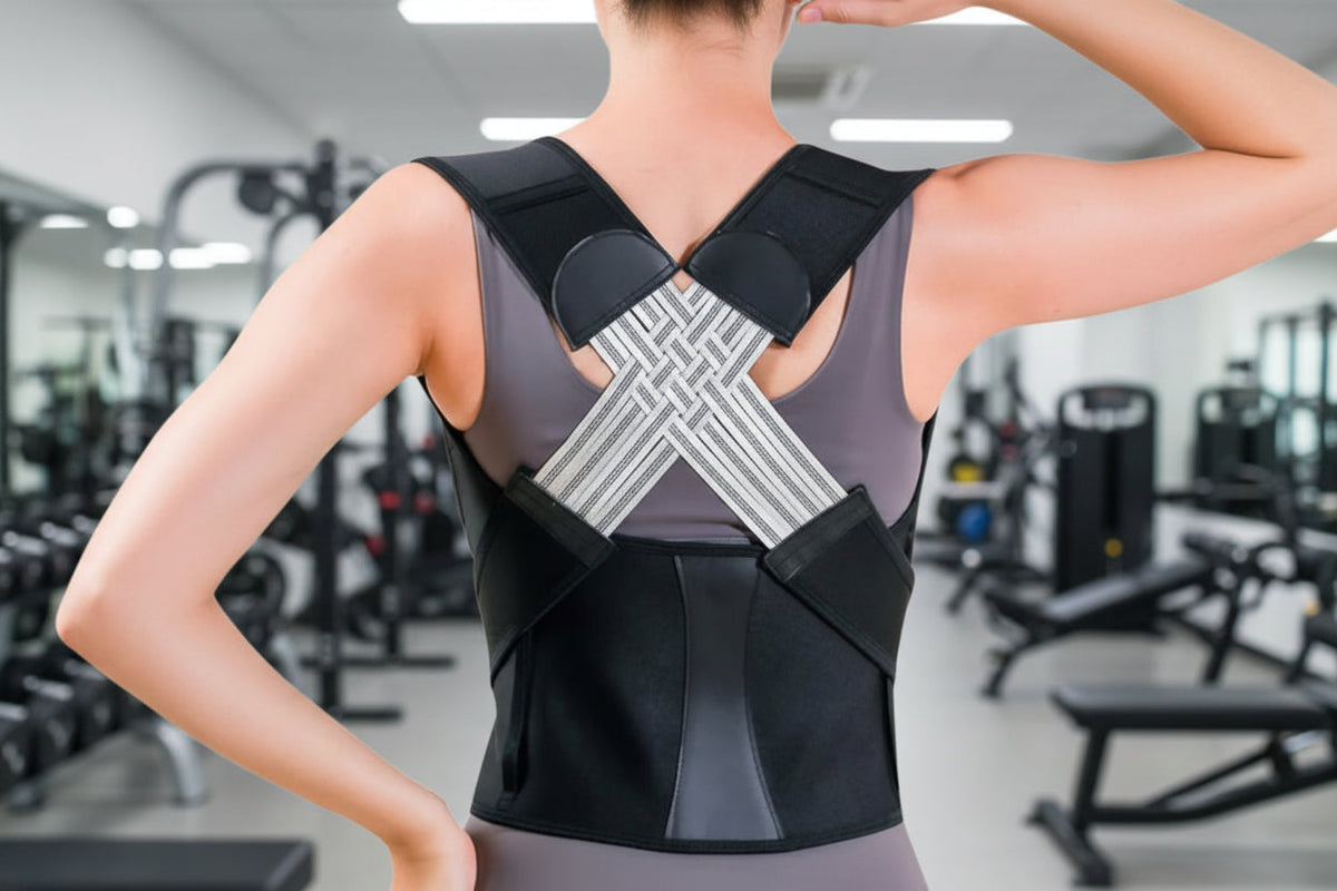 Unisex Back Posture Corrector Brace – Adjustable Breathable Back Support Belt for Students, Adults and Daily Correction