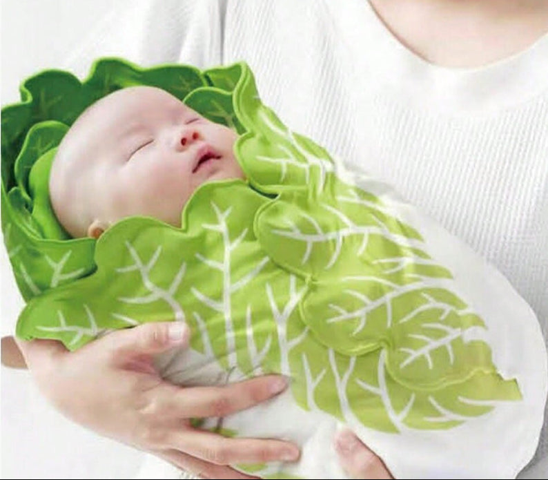 Double Sided Flannel Blanket – Soft Cabbage Pattern Throw for Sofa, Living Room, Bedroom and Cozy Winter Comfort