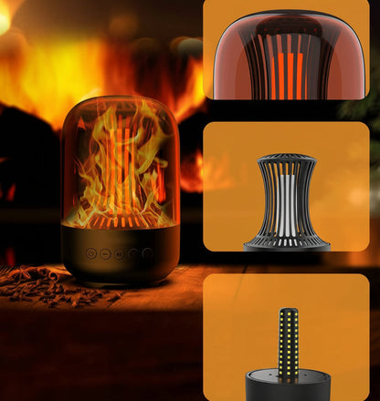 Outdoor Bluetooth Flame Speaker – IPX5 Waterproof LED Torch Speaker with Bluetooth 5.0 for Patios, Gardens, Parties and Atmospheric Gifts