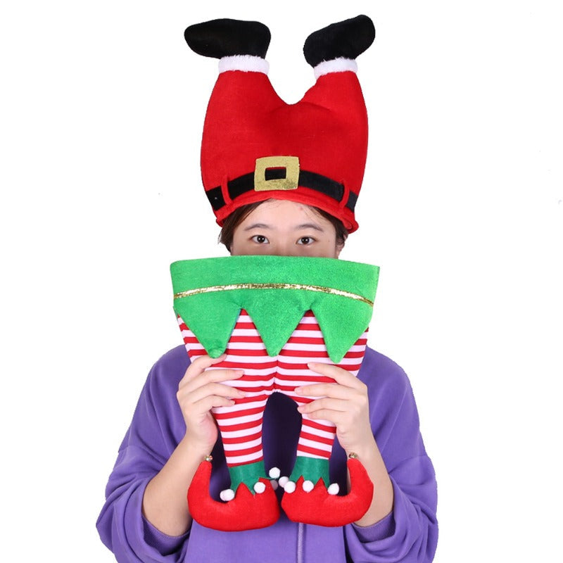 Funny Christmas Santa Hat – Hilarious Holiday Party Accessory for Festive Celebrations, Winter Outfits & Christmas Photo Props