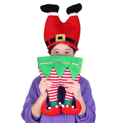 Funny Christmas Santa Hat – Hilarious Holiday Party Accessory for Festive Celebrations, Winter Outfits & Christmas Photo Props