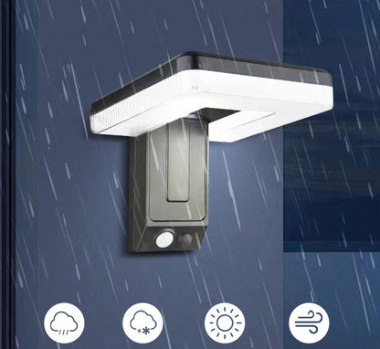 Foldable Solar Wall Light – 120° Adjustable Head with Remote, Infrared Sensor, Three Modes and IP65 Waterproof Outdoor Security Lighting