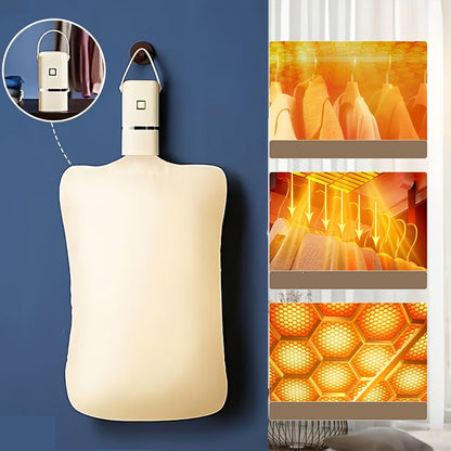 Mini Foldable Electric Clothes Dryer - Fast-Drying Cabinet with Timer for Travel, RVs, Baby Clothes & Compact Homes