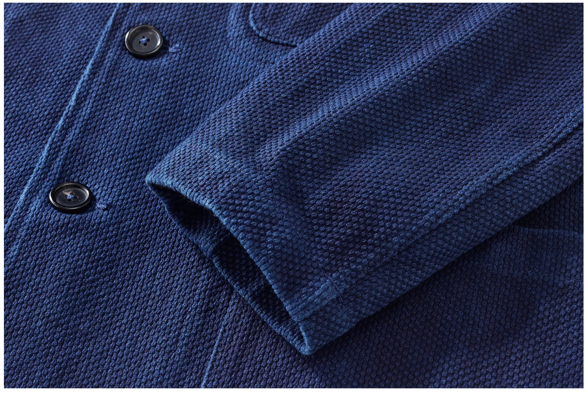 Vintage Denim Bomber Jacket for Women – Lapel Collar, Elastic Hem, Long Sleeves for Stylish Fall Winter Layering