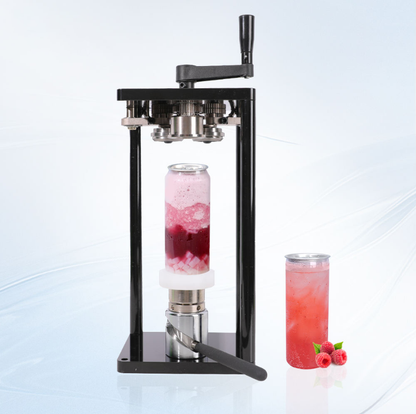 Semi-Automatic Can Seamer – 40–170MM Filling and Sealing Machine for Beer, Soda and Aluminum Cans with Manual Easy-Open Operation