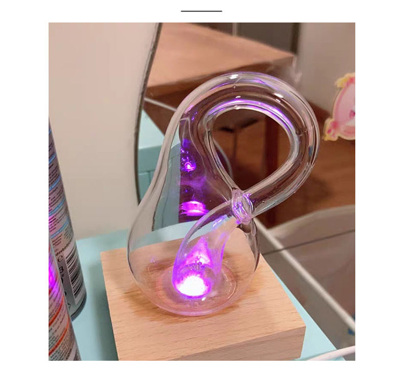 Infinite Border Physics Night Light – 4D Space Optical Illusion Bottle Inspired by Mathematical Art and Modern Decor