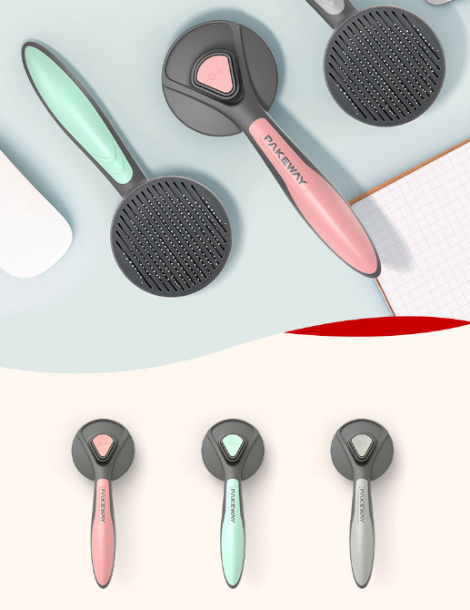 Loose Fur Cat Comb – Grooming Brush for Removing Shedding Hair, Detangling Coats and Keeping Indoor Cats Neat and Comfortable