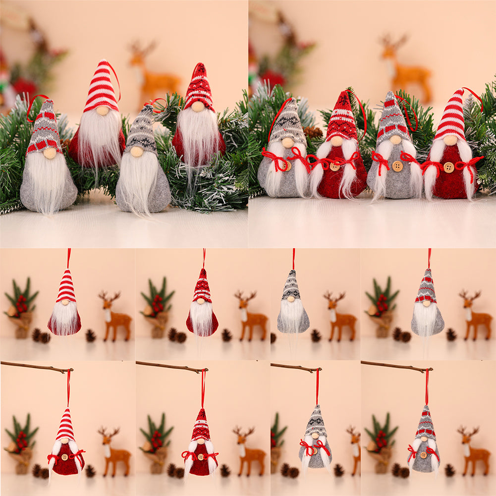 Santa Faceless Gnome Wall Decor – Adorable Hanging Christmas Dwarf Ornament for Xmas Trees, Holiday Dinners, Festive Home Styling, and Cozy Seasonal Atmosphere