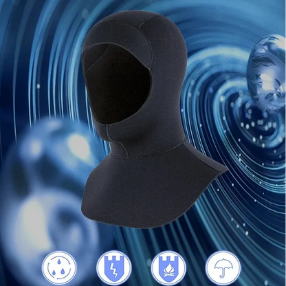 Neoprene Diving Hood – 3mm/5mm Stretchy Thermal Wetsuit Cap for Men and Women, Cold Water Scuba Diving, Swimming, Snorkeling and Surfing