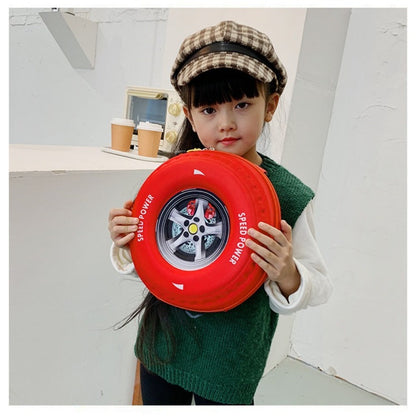 Colorful Tire-Shaped Kids School Backpack – EVA Waterproof Large-Capacity Kindergarten Bag with Adjustable Straps for Boys & Girls