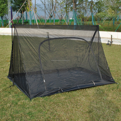 Ultralight Pyramid Mosquito Net Tent – Two-Person Breathable Mesh Shelter for Camping, Hiking and Bug Protection with Lightweight Breeze-Friendly Design