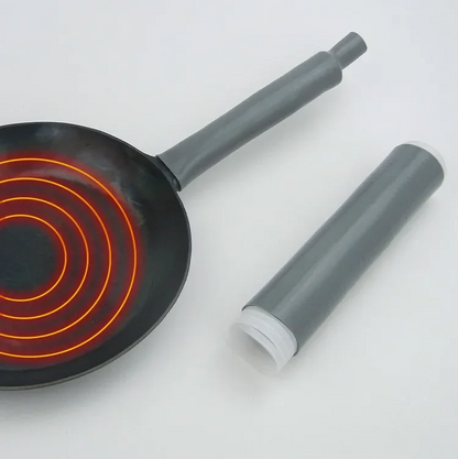 Heat-Resistant Rubber Pan Handle Sleeve – Anti-Scalding Pot Grip Protector for Frying Pans, Skillets & Kitchen Cookware Safety