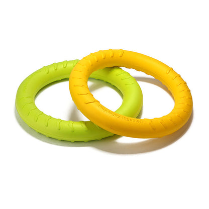Floating Dog Ring Toy – Anti-Bite Flying Disc and Puller for Interactive Fetch, Training, Tugging and Aggressive Chewers