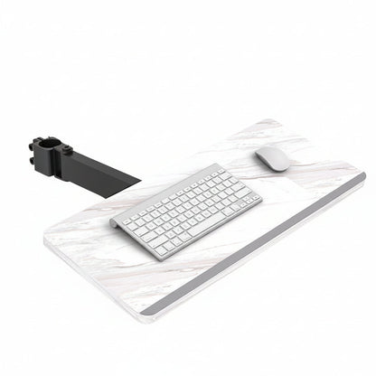 Under-Desk Keyboard Tray – Space-Saving Ergonomic Typing Platform for DIY Workstations, Cleaner Desktops and More Comfortable Office Keyboard Positioning