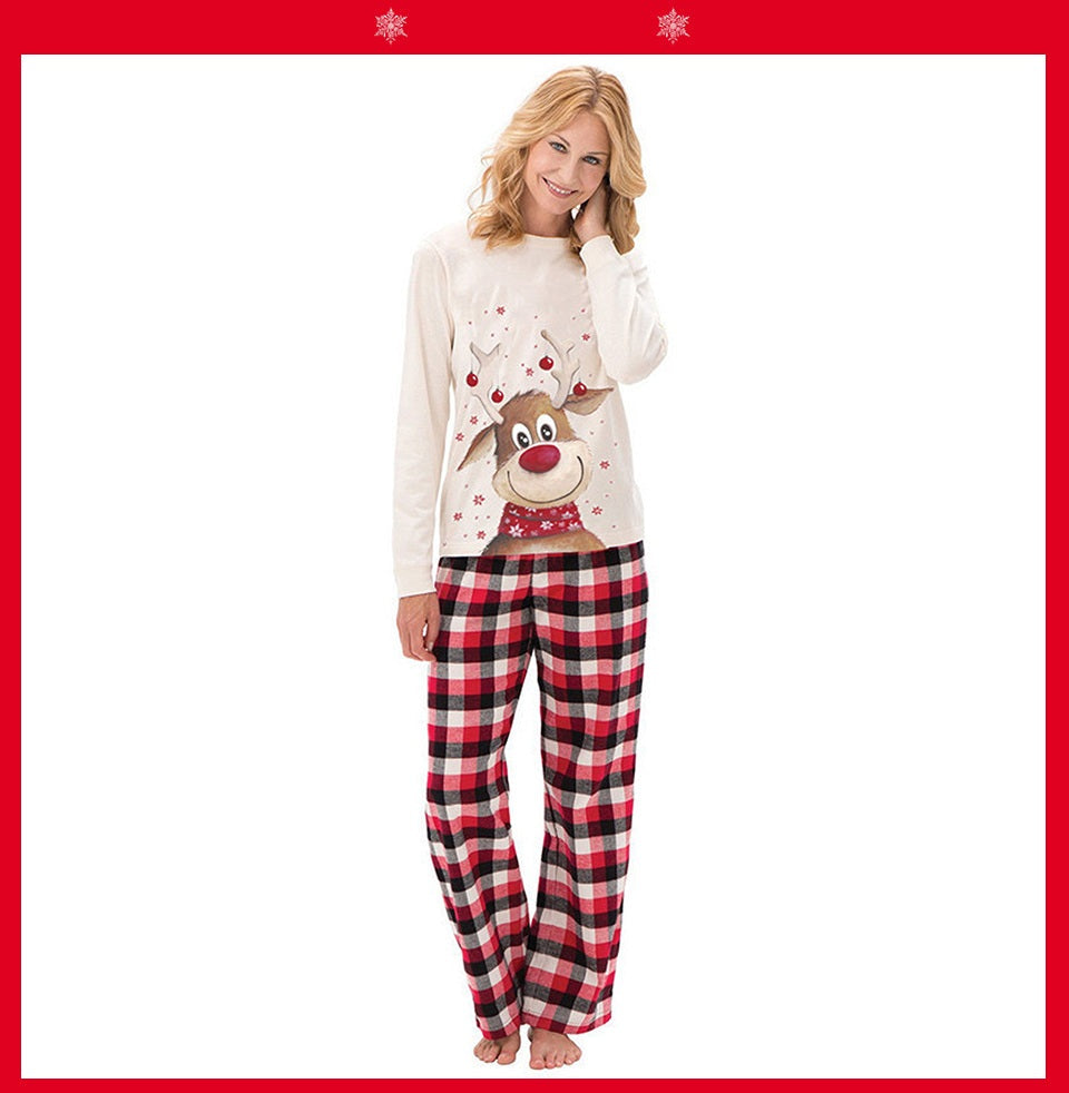 Family Matching Christmas Holiday Pajamas – Mother, Father, Kids, and Baby Lounge Set, Cozy Holiday Sleepwear for Festive Family Outfits