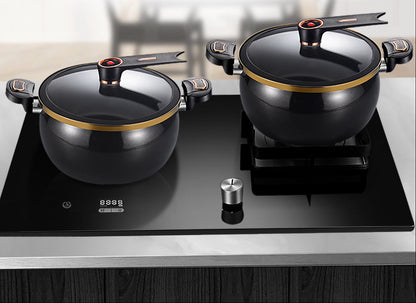 Micro Pressure Cooker – 7L Large 26CM Nonstick Pot for Stews, Soups and Family Meals on Induction or Gas Stoves
