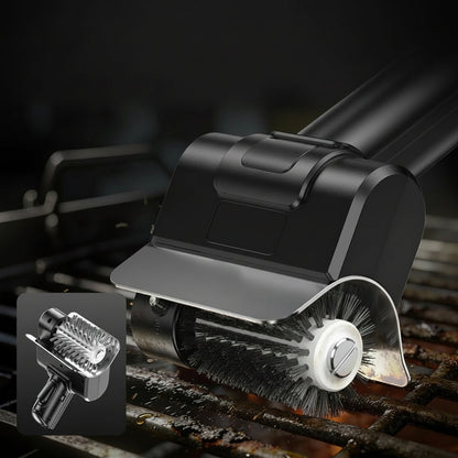Rechargeable Electric Grill Brush – High-Speed Handheld BBQ Cleaner with Stainless Steel Brush Head for Fast, Powerful Grate and Barbecue Maintenance