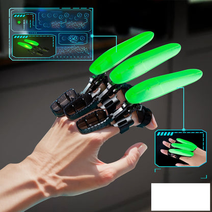Retractable Mechanical Claw Toy – 3D Creative Assembly Finger Claw Prop for Kids, Movie-Inspired Halloween Cosplay, Party Decorations & Interactive Play