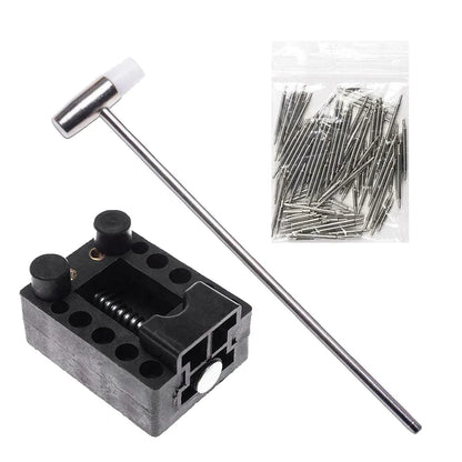 Watch Repair Tool Kit – 147 Piece Professional Watch Opener, Strap Remover and Clock Maintenance Set for Battery Replacement Repairs