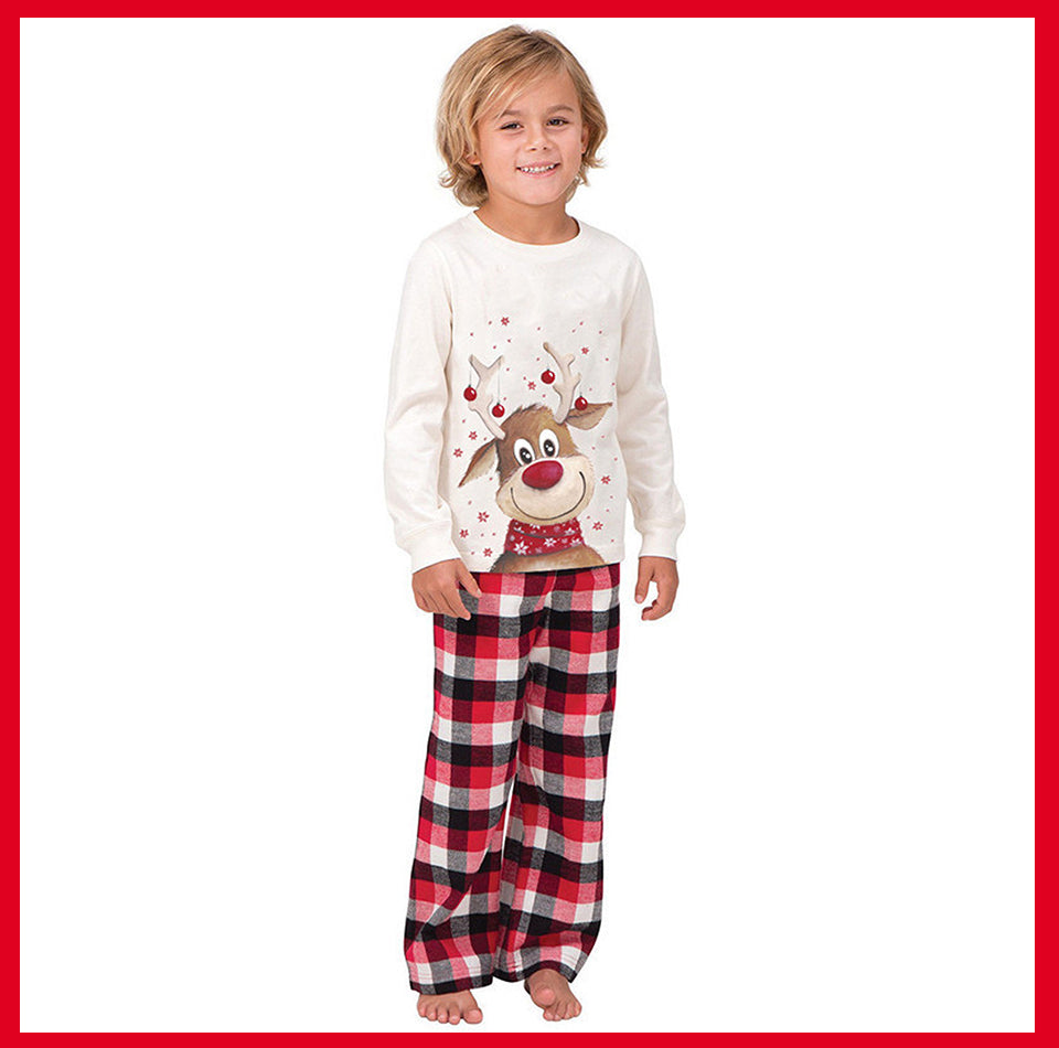 Family Matching Christmas Holiday Pajamas – Mother, Father, Kids, and Baby Lounge Set, Cozy Holiday Sleepwear for Festive Family Outfits
