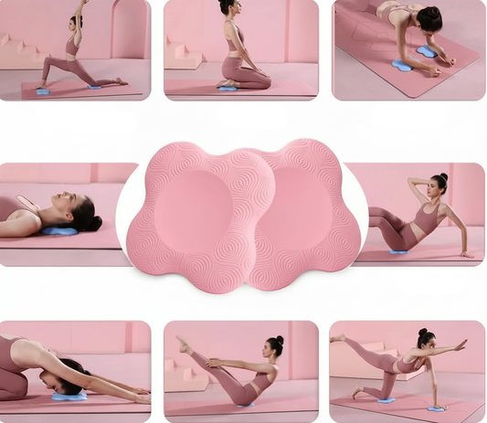 Yoga Kneeling Support Pad – Thick Cushioned Knee and Elbow Mat for Yoga, Pilates, Exercise and Floor Workouts