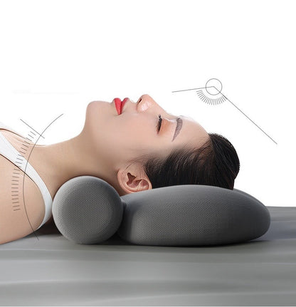 Upgraded Wormwood Heating Cervical Pillow – Hot Compress Neck Support Cylinder for Spine Protection, Pain Relief & Deep Sleep Enhancement
